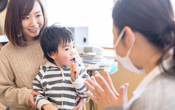 小児矯正にはご家族の方の理解と協力が不可欠