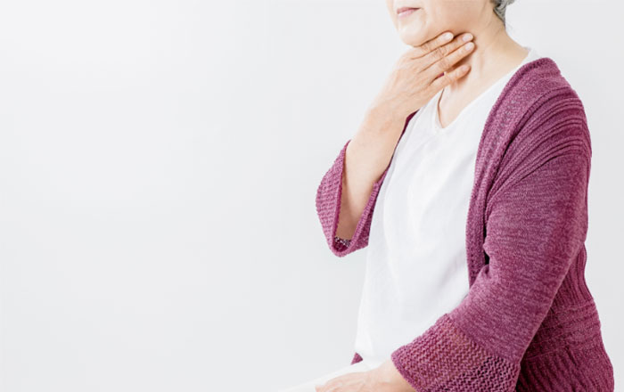 加齢とともに変わるお口の環境：唾液量の減少